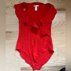 Red H&M Bodysuit